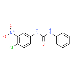 ChemSpider 2D Image | 1-(4-Chloro-3-nitrophenyl)-3-phenylurea | C13H10ClN3O3