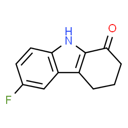 ChemSpider 2D Image | 6-Fluoro-2,3,4,9-tetrahydro-carbazol-1-one | C12H10FNO