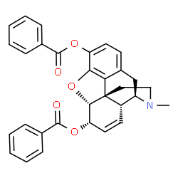 ChemSpider 2D Image | Dibenzoylmorphine | C31H27NO5