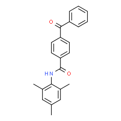 ChemSpider 2D Image | 4-Benzoyl-N-mesitylbenzamide | C23H21NO2