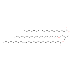 ChemSpider 2D Image | (2R)-1-[(11Z)-11-Octadecenoyloxy]-3-(octadecyloxy)-2-propanyl (15Z)-15-tetracosenoate | C63H120O5
