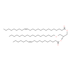 ChemSpider 2D Image | (2R)-2-[(11Z)-11-Octadecenoyloxy]-3-(octadecyloxy)propyl (15Z)-15-tetracosenoate | C63H120O5