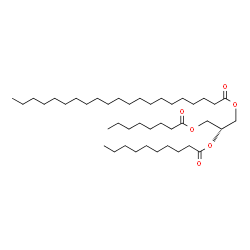 ChemSpider 2D Image | 2-(Decanoyloxy)-3-(octanoyloxy)propyl henicosanoate | C42H80O6