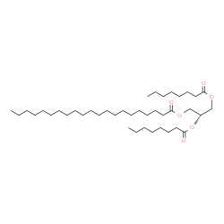ChemSpider 2D Image | 2,3-Bis(octanoyloxy)propyl henicosanoate | C40H76O6
