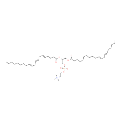 ChemSpider 2D Image | (2R)-3-[(11E,14E)-11,14-Icosadienoyloxy]-2-[(5E,8E,11E)-5,8,11-icosatrienoyloxy]propyl 2-(trimethylammonio)ethyl phosphate | C48H86NO8P