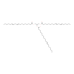 ChemSpider 2D Image | 2-[(11E)-11-Octadecenoyloxy]-1,3-propanediyl (9E,12E,9'E,12'E)bis(-9,12-octadecadienoate) | C57H100O6