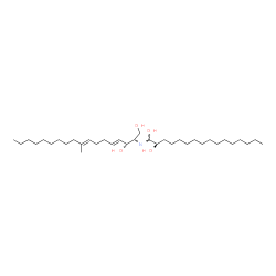 ChemSpider 2D Image | (1Z,2R)-N-[(2S,3R,4E,8E)-1,3-Dihydroxy-9-methyl-4,8-octadecadien-2-yl]-2-hydroxyhexadecanimidic acid | C35H67NO4