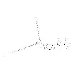 ChemSpider 2D Image | (1Z,15E)-N-[(2S,3R,4E)-1-({2-Deoxy-2-[(E)-(1-hydroxyethylidene)amino]-beta-D-galactopyranosyl-(1->3)-alpha-D-galactopyranosyl-(1->4)-beta-D-galactopyranosyl-(1->4)-(2xi)-beta-D-arabino-hexopyranosyl}o
xy)-3-hydroxy-4-octadecen-2-yl]-15-tetracosenimidic acid | C68H124N2O23