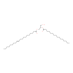 ChemSpider 2D Image | (2S)-3-Hydroxy-2-(palmitoyloxy)propyl (11E)-11-icosenoate | C39H74O5