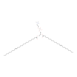 ChemSpider 2D Image | (2R)-2-[(13E)-13-Docosenoyloxy]-3-[(15E)-15-tetracosenoyloxy]propyl 2-(trimethylammonio)ethyl phosphate | C54H104NO8P