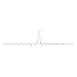 ChemSpider 2D Image | (18R)-24-Amino-21-hydroxy-21-oxido-15-oxo-16,20,22-trioxa-21lambda~5~-phosphatetracosan-18-yl (9E,12E)-9,12-octadecadienoate | C38H72NO8P