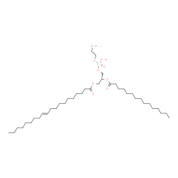 ChemSpider 2D Image | (2R)-3-{[(2-Aminoethoxy)(hydroxy)phosphoryl]oxy}-2-(pentadecanoyloxy)propyl (11E)-11-icosenoate | C40H78NO8P