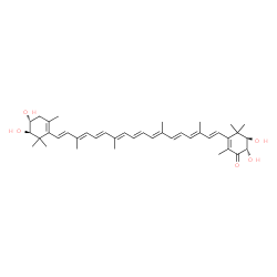 ChemSpider 2D Image | (2R,2'R,3S,3'R)-2,2',3,3'-Tetrahydroxy-beta,beta-caroten-4-one | C40H54O5