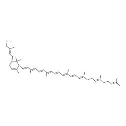 ChemSpider 2D Image | (2E)-4-[(2R,6R)-4,5-Didehydro-5,6,7',8'-tetrahydro-beta,psi-caroten-2-yl]-2-methyl-2-buten-1-ol | C45H66O