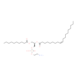 ChemSpider 2D Image | (13R)-19-Amino-16-hydroxy-16-oxido-10-oxo-11,15,17-trioxa-16lambda~5~-phosphanonadecan-13-yl (9Z)-9-nonadecenoate | C34H66NO8P