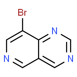 ChemSpider 2D Image | 8-Bromopyrido[4,3-d]pyrimidine | C7H4BrN3