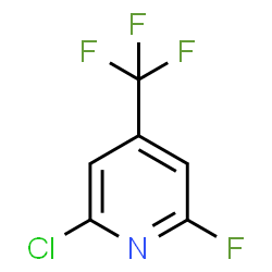 ChemSpider 2D Image | 2-Chloro-6-fluoro-4-(trifluoromethyl)pyridine | C6H2ClF4N