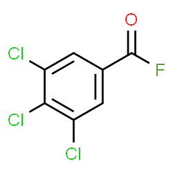 ChemSpider 2D Image | 3,4,5-Trichlorobenzoyl fluoride | C7H2Cl3FO