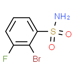 ChemSpider 2D Image | 2-Bromo-3-fluorobenzenesulfonamide | C6H5BrFNO2S