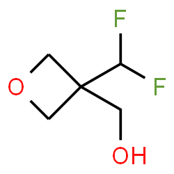 ChemSpider 2D Image | [3-(Difluoromethyl)-3-oxetanyl]methanol | C5H8F2O2