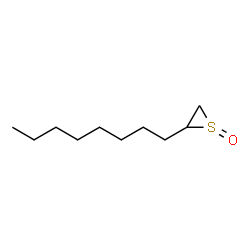 ChemSpider 2D Image | 2-Octylthiirane 1-oxide | C10H20OS