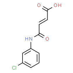 ChemSpider 2D Image | (2E)-4-[(3-Chlorophenyl)amino]-4-oxo-2-butenoic acid | C10H8ClNO3