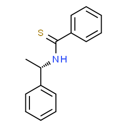 ChemSpider 2D Image | N-[(1S)-1-Phenylethyl]benzenecarbothioamide | C15H15NS