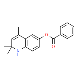 ChemSpider 2D Image | 2,2,4-trimethyl-1H-quinolin-6-yl benzoate | C19H19NO2