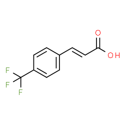 ChemSpider 2D Image | (2E)-3-[4-(trifluoromethyl)phenyl]acrylic acid | C10H7F3O2