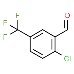ChemSpider 2D Image | 2-Chloro-5-(trifluoromethyl)benzaldehyde | C8H4ClF3O