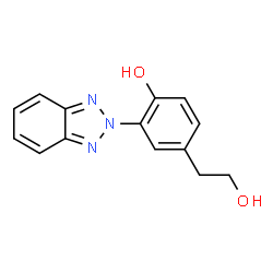 ChemSpider 2D Image | 2-(2H-Benzotriazol-2-yl)-4-(2-hydroxyethyl)phenol | C14H13N3O2