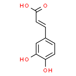 ChemSpider 2D图像|反式咖啡酸|C9H8O4