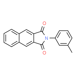 ChemSpider 2D Image | 2-(3-Methylphenyl)-1H-benzo[f]isoindole-1,3(2H)-dione | C19H13NO2