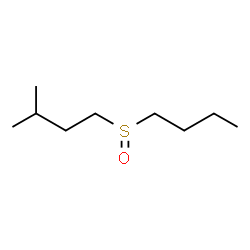 ChemSpider 2D Image | 1-(Butylsulfinyl)-3-methylbutane | C9H20OS