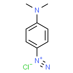 ChemSpider 2D Image | 4-(Dimethylamino)benzenediazonium chloride | C8H10ClN3