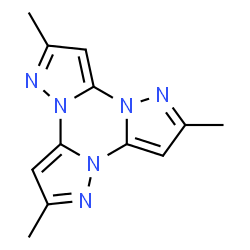 ChemSpider 2D Image | 2,5,8-Trimethyl-1,3b,4,6b,7,9b-hexaaza-trindene | C12H12N6