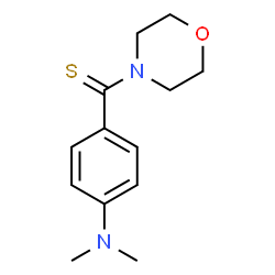 ChemSpider 2D Image | (4-Dimethylamino-phenyl)-morpholin-4-yl-methanethione | C13H18N2OS