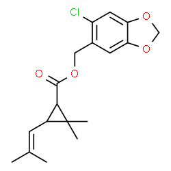 ChemSpider 2D Image | Barthrin | C18H21ClO4