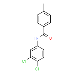 ChemSpider 2D Image | N-(3,4-Dichlorophenyl)-4-methylbenzamide | C14H11Cl2NO