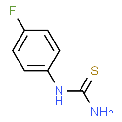 ChemSpider 2D Image | 4-Fluorophenylthiourea | C7H7FN2S