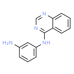 ChemSpider 2D Image | N-(4-Quinazolinyl)-1,3-benzenediamine | C14H12N4