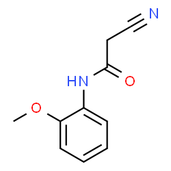 ChemSpider 2D Image | 2-Cyano-N-(2-methoxyphenyl)acetamide | C10H10N2O2
