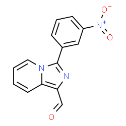 ChemSpider 2D Image | 3-(3-Nitrophenyl)imidazo[1,5-a]pyridine-1-carbaldehyde | C14H9N3O3