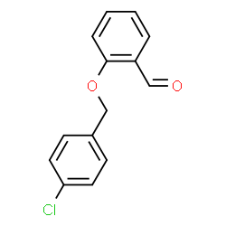 ChemSpider 2D Image | 2-((4-Chlorobenzyl)oxy)benzaldehyde | C14H11ClO2