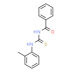 ChemSpider 2D Image | N-Benzoyl-N'-(O-Tolyl)Thiourea | C15H14N2OS
