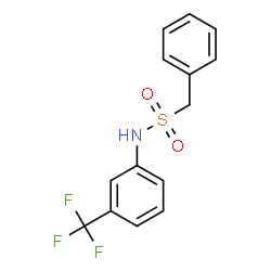 ChemSpider 2D Image | 1-Phenyl-N-[3-(trifluoromethyl)phenyl]methanesulfonamide | C14H12F3NO2S