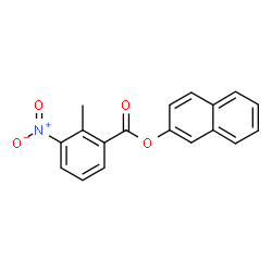ChemSpider 2D Image | 2-Naphthyl 2-methyl-3-nitrobenzoate | C18H13NO4