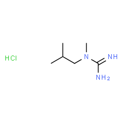 ChemSpider 2D Image | 1-Isobutyl-1-methylguanidine hydrochloride (1:1) | C6H16ClN3
