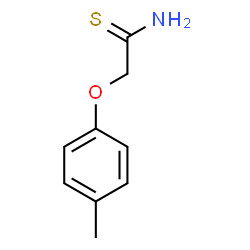 ChemSpider 2D Image | 2-(4-Methylphenoxy)ethanethioamide | C9H11NOS