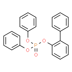 ChemSpider 2D Image | 2-Biphenylyl diphenyl phosphate | C24H19O4P